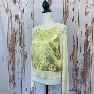 HWR Monogram Anthropologie Sweater Size S